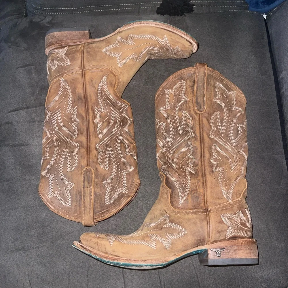 Lane Saratoga Square Toe Boot - Picture 1 of 7